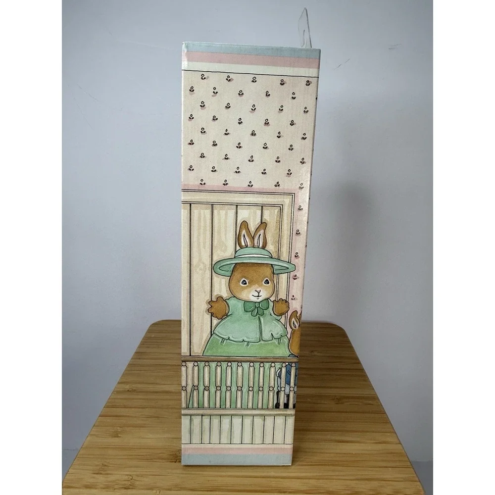CR Gibson USA Vintage Cara Marks Bunny Growth Chart‎ 9